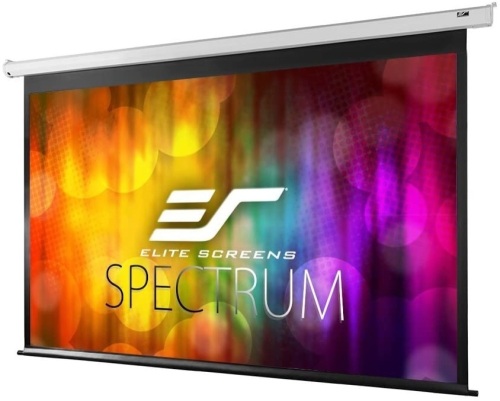 Elite Screens 90" Spectrum Electric Motorized Projector Screen with Multi Aspect Ratio - Appears New  - Lot 204