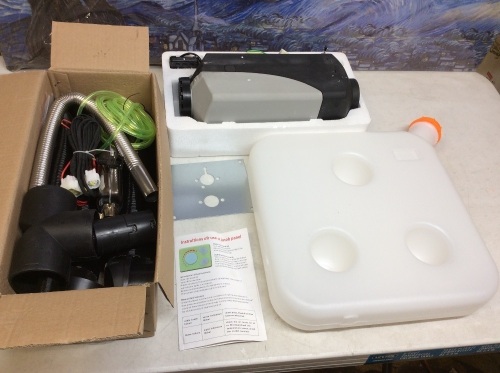 5KW 12V Diesel Air Parking Heater LCD Switch & Remote Control 10L Tank. Unknown Condition. E-Commerce Return - Lot 223