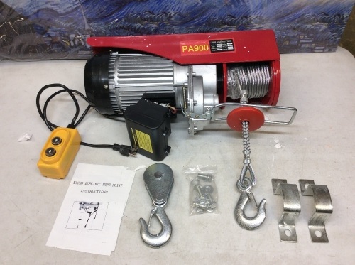 2000lb Mini Electric Wire Hoist. Tested and Works. E-Commerce Return - Lot 229