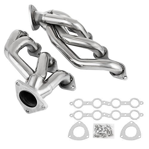 Mophorn Exhaust Header Stainless Steel Manifold Exhaust Header Kit LS Swap Headers for Chevelle Camaro Chevy LS1 LS2 LS3 LS6 LS7 (Header for Chevy LS1 LS2 LS3 LS6 LS7). Appear New - Lot 233
