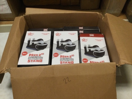 Lot of (22) VR Goggle Charging Stands. Appear New - Lot 244