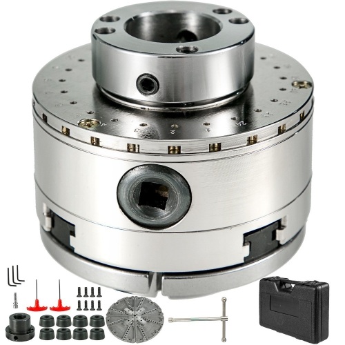Wood Lathe Chuck Kit Wood Turning Chuck 4" Self-centering Lathe Accessory Set. Appears New - Lot 269