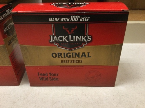 Lot of (2) 50-Packs of Jack Links Original Beef Sticks.  - Lot 276