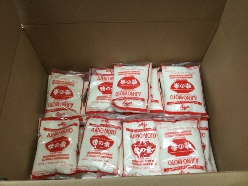 Lot of (35) One-Pound Bags of Aji No Moto Ajinomoto Monosodium Glutamate Umami Seasoning. - Lot 296