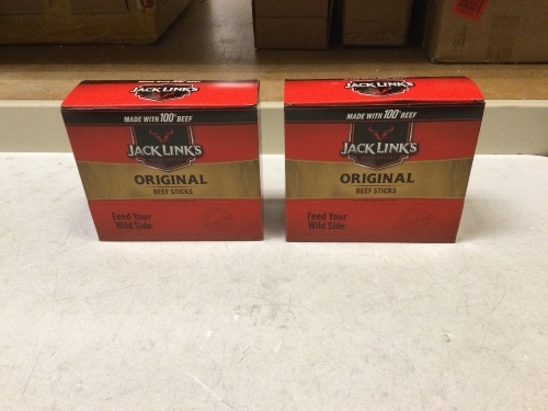 Lot of (2) 50-Packs of Jack Links Original Beef Sticks.  - Lot 322a