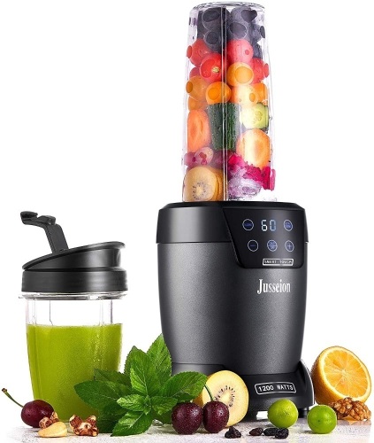 Jusseion 1200W Digital Touch Screen Bullet Blender. NEW - Lot 342