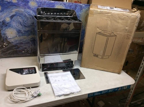 Sauna Heater Stove 6KW 220V. Unknown Condition - Lot 417