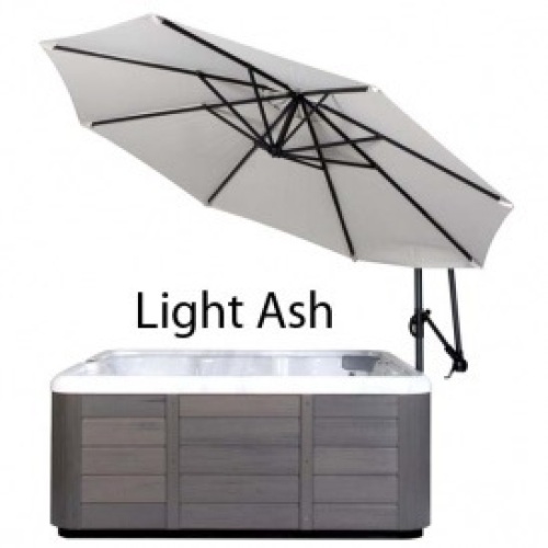 Cover Valet Spa Side Umbrella, Light Ash - Appears New  - Lot 477