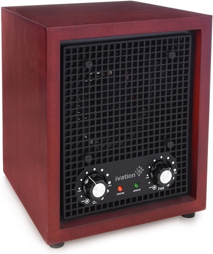 Ivation Ozone Generator Air Purifier, Ionizer & Deodorizer -Purifies Up to 3,500 Sq/Ft -Great for Dust, Pollen, Pets, Smoke & More Cherry. Appears New - Lot 500