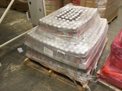 Pallet of (45) 12-Packs of Ma Oolong Peach Spark CBD Infused Tea. Past the Best By Date - Lot 530