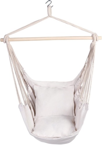 Y- STOP Hammock Chair Hanging Rope Swing - Appears New - Lot 549