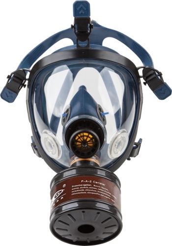 Induschoice S100-2 Organic Vapor Full Face Respirator Mask. NEW - Lot 560