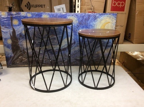 Set of Nesting End Tables. New with Cosmetic Damage - Lot 607