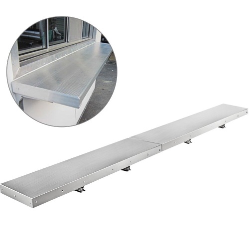8 Foot Folding Shelf For Concession Window. Appears New - Lot 610