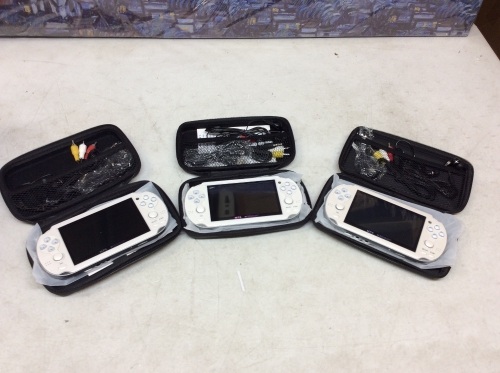 Lot of (3) Handheld Video Game Consoles. Appear New - Lot 632