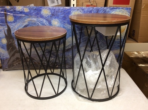 Nesting End Tables. New with Cosmetic Damage - Lot 635