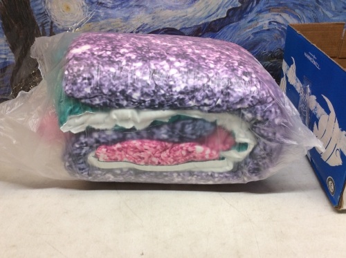 BlessLiving Pink Glitter Comforter, Unknown Size - E-Comm Return, Appears New  - Lot 689