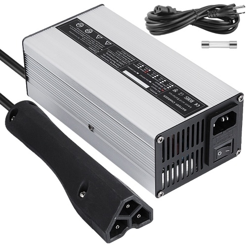 Golf Cart Battery Charger Rxv Style 48v 5a Connector Robust Ez Go Safe. Powers On, Not Tested Further - Lot 710