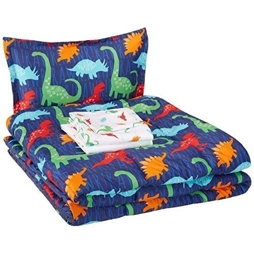 Kid's Bed-in-a-Bag Soft, Easy-Wash Microfiber Twin Size Bed Set. New - Lot 802