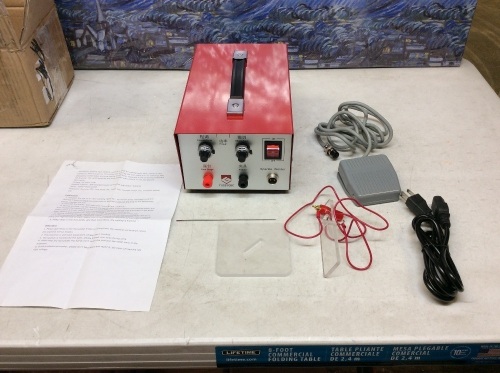 Jewelry Welding Machine 200W 30A Pulse Sparkle Spot Welder. Unknown Condition. E-Commerce Return - Lot 822