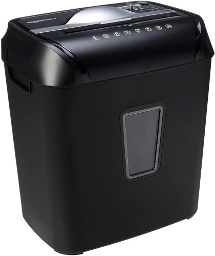 Amazon Basics 12-Sheet Cross-Cut Paper and Credit Card Home Office Shredder - Appears New in Damaged Box  - Lot 847