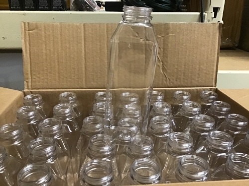 Lot of (35) Upper Midland 16oz Juice Bottles with Caps - Appear New  - Lot 894