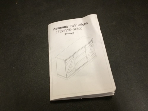 TV Stand, Unknown Details - E-Comm Return, Appears New - Lot 917
