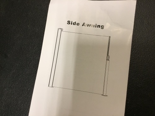 Lot of (2) Retractable Side Awnings, Details Unknown - Appear New  - Lot 918