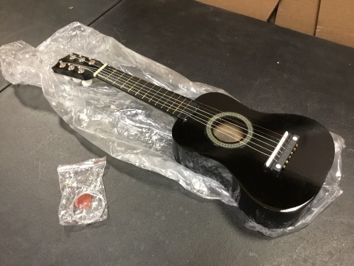 Small Black Guitar, Details Unknown - Appears New  - Lot 928