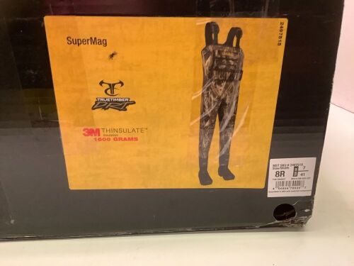 SuperMag TrueTimber Dri Waders, 8R, Appears New - Lot 142