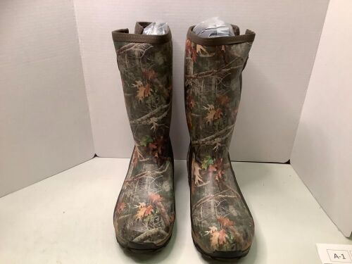 Scent-Free Insulated Rubber Boots for Men, 13, Appears New - Lot 192