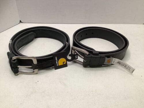Lot of (2) Carhartt Men's Belts, 44, 34, Appears New - Lot 308