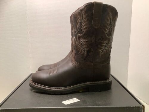 Ariat Men's Sahara Work Boots, 9D, Appears New - Lot 336
