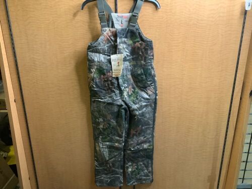 Red Head Silent Hide Youth Bib, Large, Appears New - Lot 358