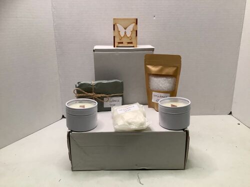 Lot of (2) Sheer Opulence Soy Candle Gift Box, Fresh Linen, Appears New - Lot 496