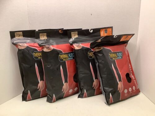 Lot of (4) Men's Thermal, XL, Appears New - Lot 497