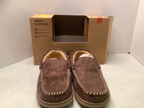 Dakota Men's Fleece Slippers 10, Appears New - Lot 562