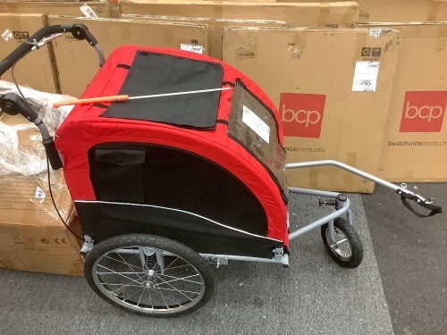2-in-1 Pet Stroller and Bike Trailer - Lot 1545