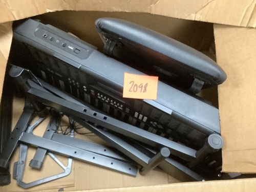 61-Key Beginners Electronic Keyboard Piano Set For Teenagers & Adults - Lot 2098