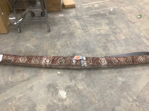 Large Red Designed Area Rug - Very Dusty - Lot 2346