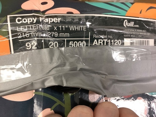 Box of Quill Copy Paper, 8.5x11, Appears New - Lot 5
