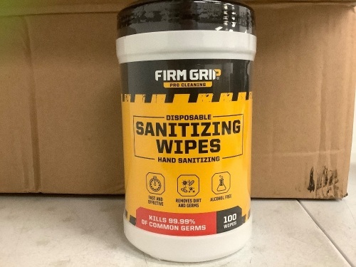 Box of 15 Canisters of Hand Sanitizing Wipes, Appears new - Lot 46