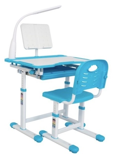 Adjustable Kid's Study desk and chair set, Item May Vary from Stock Photo, Appears New - Lot 57