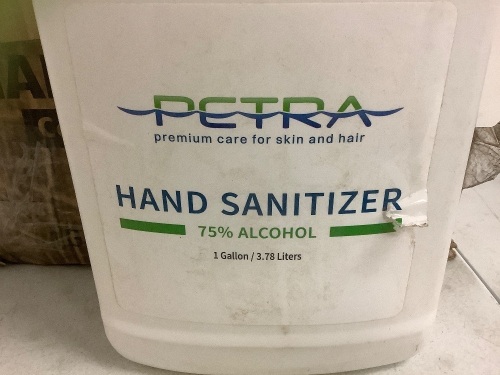 Box of 4 One Gallon Bottles of Hand Sanitizer, Appears New - Lot 90