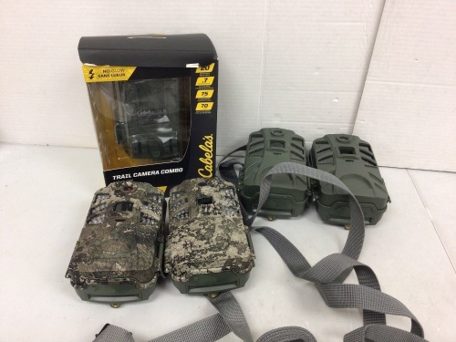 Lot of (5) Assorted Trail Cams, E-Comm Return - Lot 112