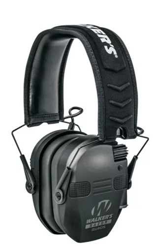 Walker's Razor Electronic Quad Earmuffs, E-Comm Return - Lot 126