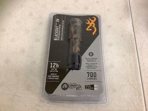 Browning Blackout 3V Flashlight, Works, E-Commerce Return - Lot 141