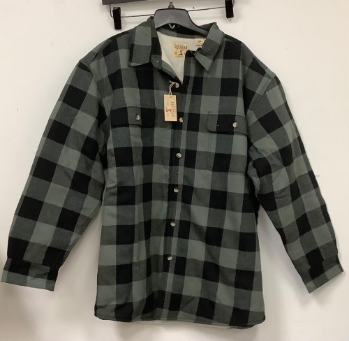 RedHead Mens Sherpa Lined Flannel Shirt, 2XL, Appears New - Lot 195