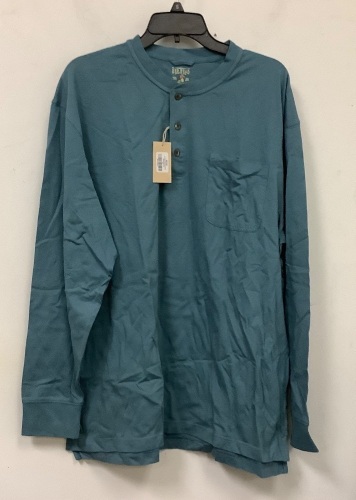 RedHead Mens Henley, XL, Appears New - Lot 197
