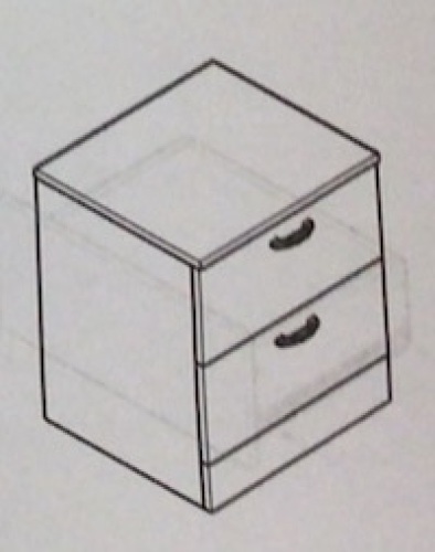 Smaller Wooden Nightstand, E-Comm Return - Lot 216